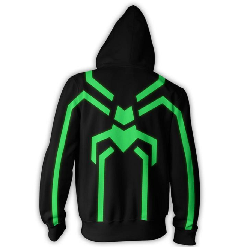 Avengers Spider Man Zip Up Hoodie MZH152