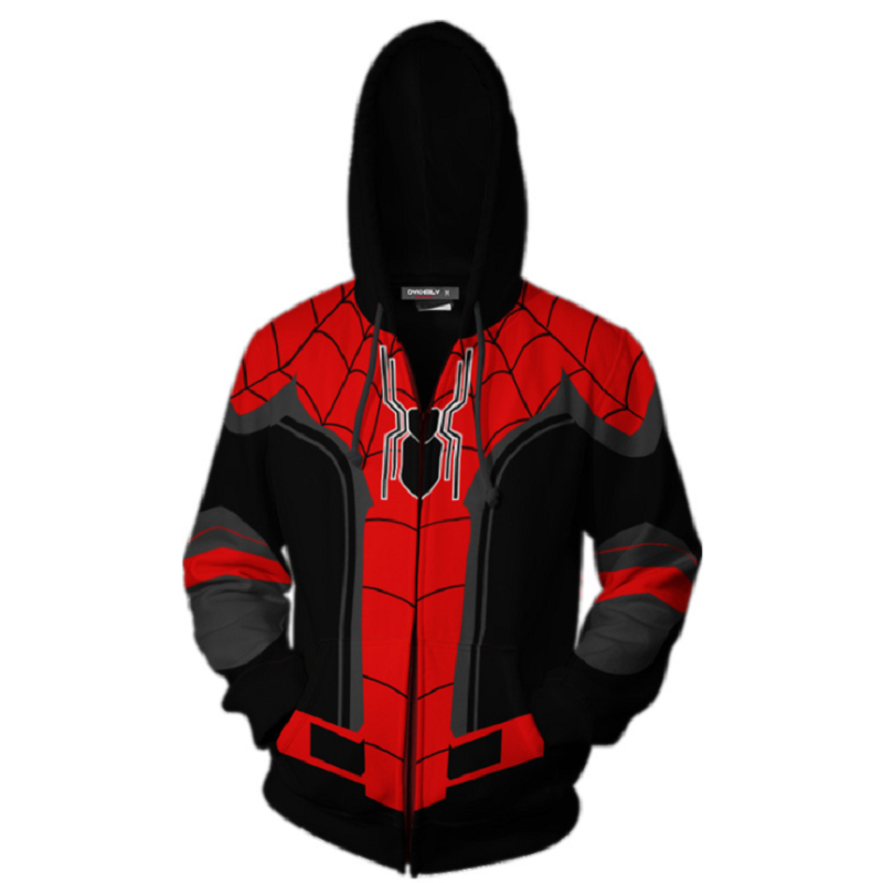 Avengers Spider-Man Zip Up Hoodie MZH183