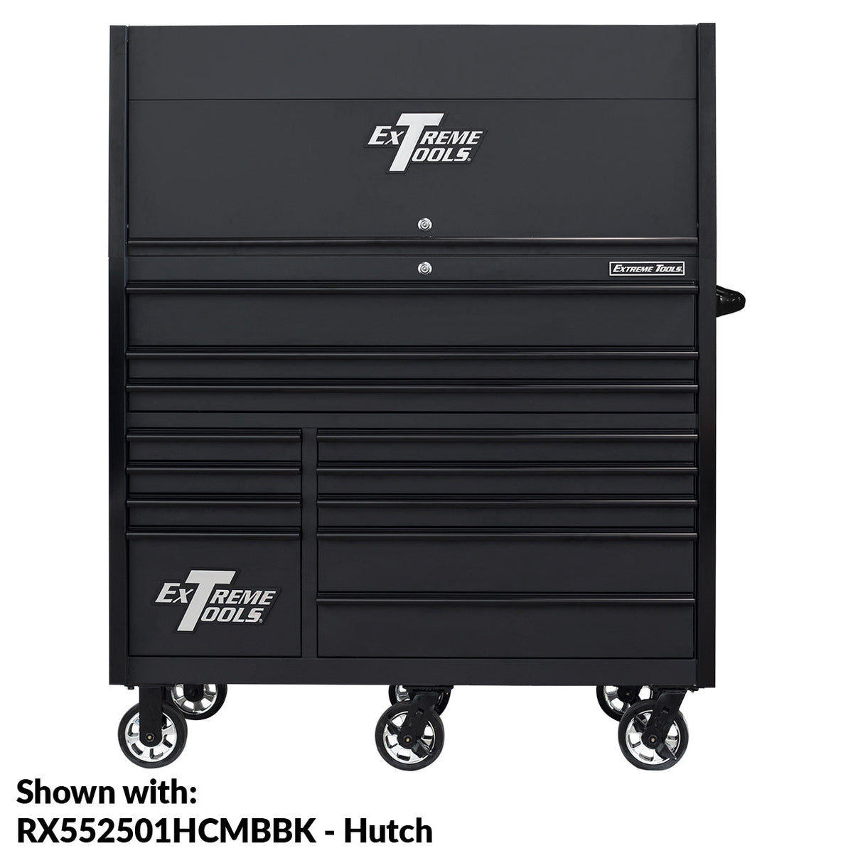 Extreme Tools RX Series 55” 12 Drawer Roller Cabinet with 150 lbs. Slides