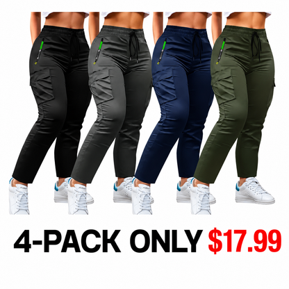 Women's Multi-Pocket Cargo Pants