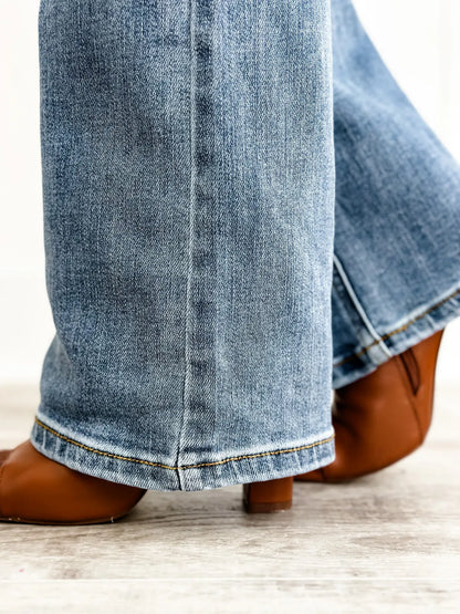 Mid Rise Button Fly Bootcut Jeans (🔥 Buy 1, Get 1 FREE – Limited Time!)