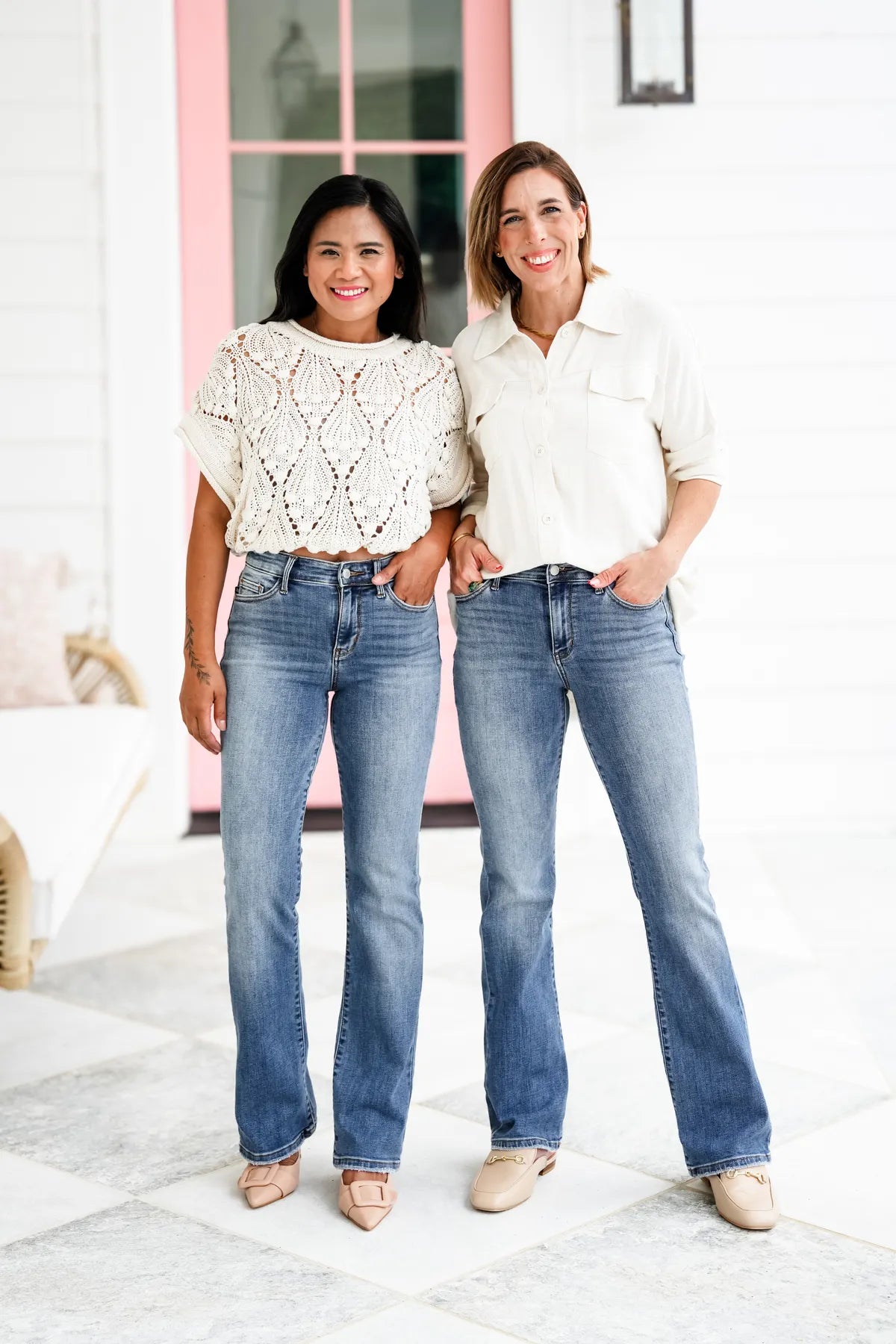 Holy Grail Tummy Control Bootcut Jeans (Tummy Control Cuffed Slim Fit Jeans (🔥 Buy 1, Get 1 FREE – Limited Time!))