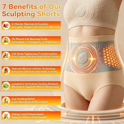 2026 Moringa & Berberine 4-in-1 Micro-Particle Shaping & Fat Burning Shorts