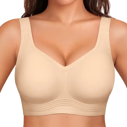 Seamless Deep V Push-Up Wireless Bra