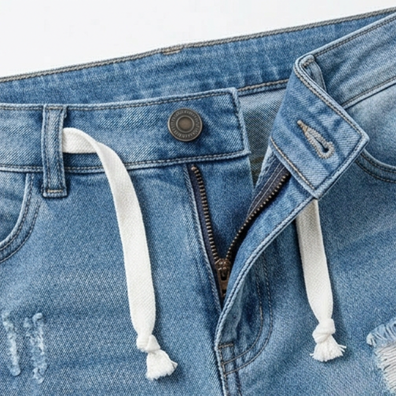 Women's Plus Size Distressed Ripped High-Waisted Capri Jeans