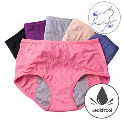 🔥Newly Upgraded 2026 All-day Premium Comfortable Fabric, ✅Herinte® High-waisted Leak-proof Underwear
