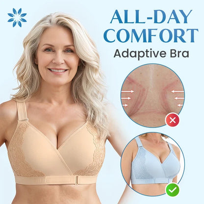 Veracomfort - Velcro Front-Wrap & Straps Adaptive Comfort Bra