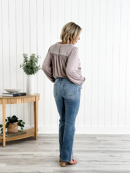 Holy Grail Tummy Control Bootcut Jeans (Tummy Control Cuffed Slim Fit Jeans (🔥 Buy 1, Get 1 FREE – Limited Time!))