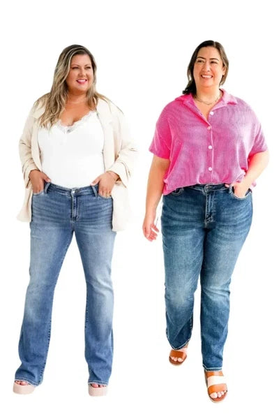✨HOT SALE 80% OFF👖New Tummy Control Bootcut Jeans
