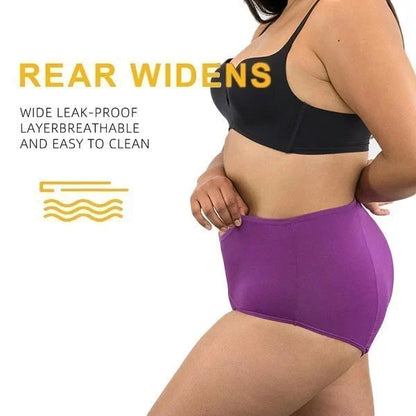 🔥Newly Upgraded 2026 All-day Premium Comfortable Fabric, ✅Herinte® High-waisted Leak-proof Underwear