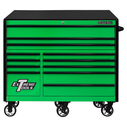 Extreme Tools RX Series 55” 12 Drawer Roller Cabinet with 150 lbs. Slides
