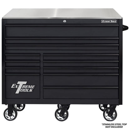 Extreme Tools RX Series 55” 12 Drawer Roller Cabinet with 150 lbs. Slides