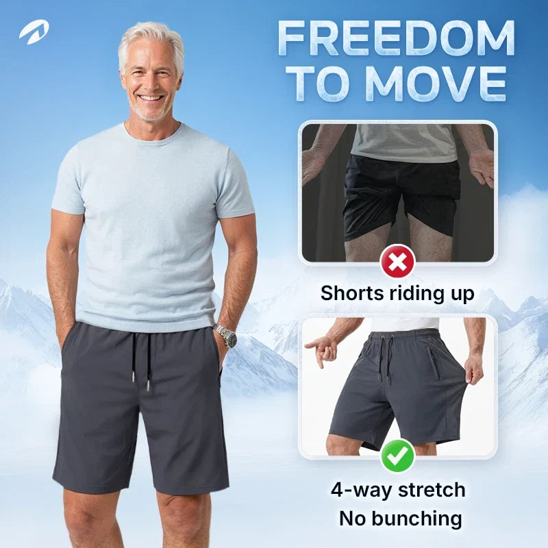 ArcticMove - Ultra-Breathable Ice Silk Stretch Shorts