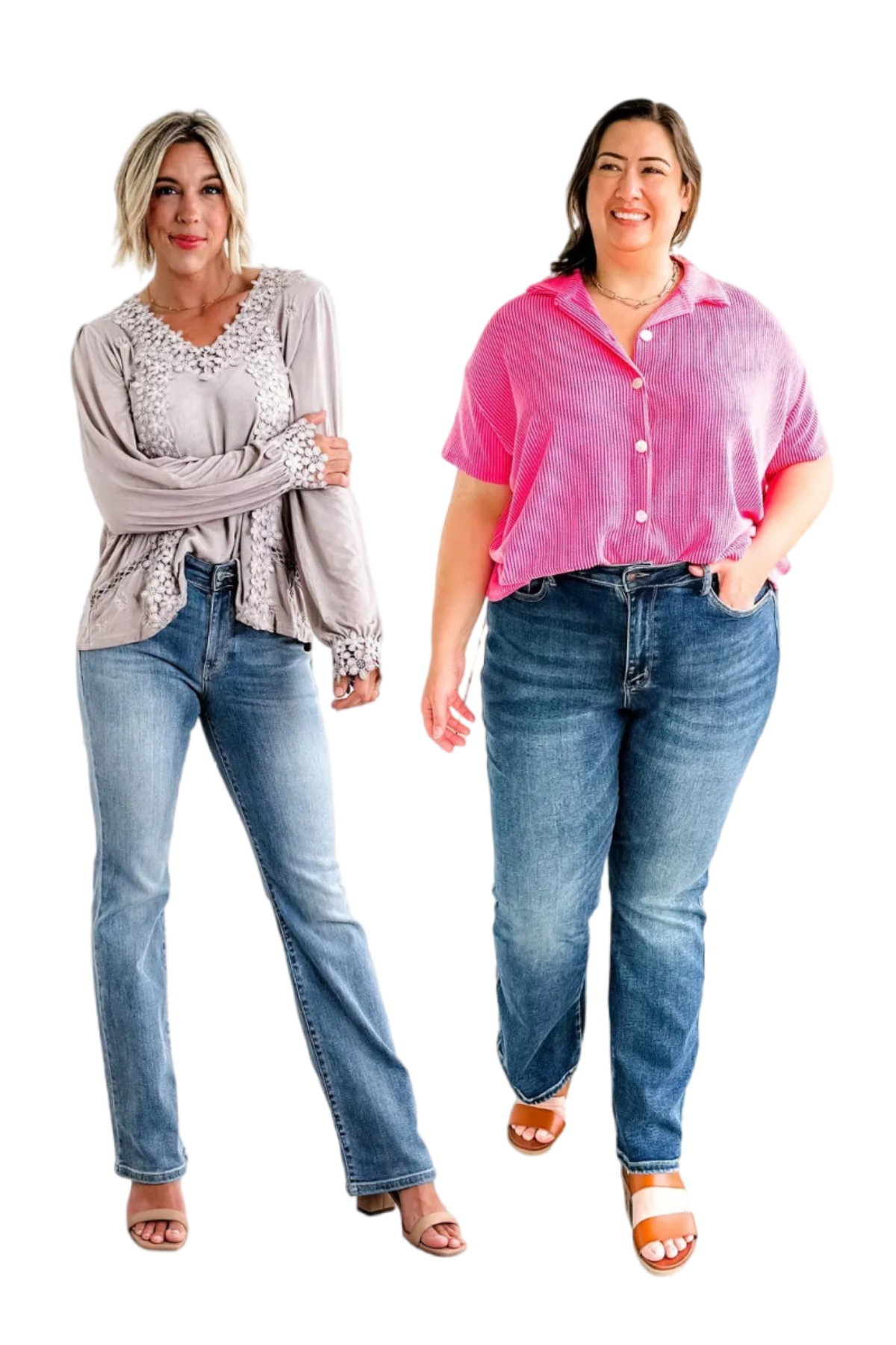 Holy Grail Tummy Control Bootcut Jeans (Tummy Control Cuffed Slim Fit Jeans (🔥 Buy 1, Get 1 FREE – Limited Time!))