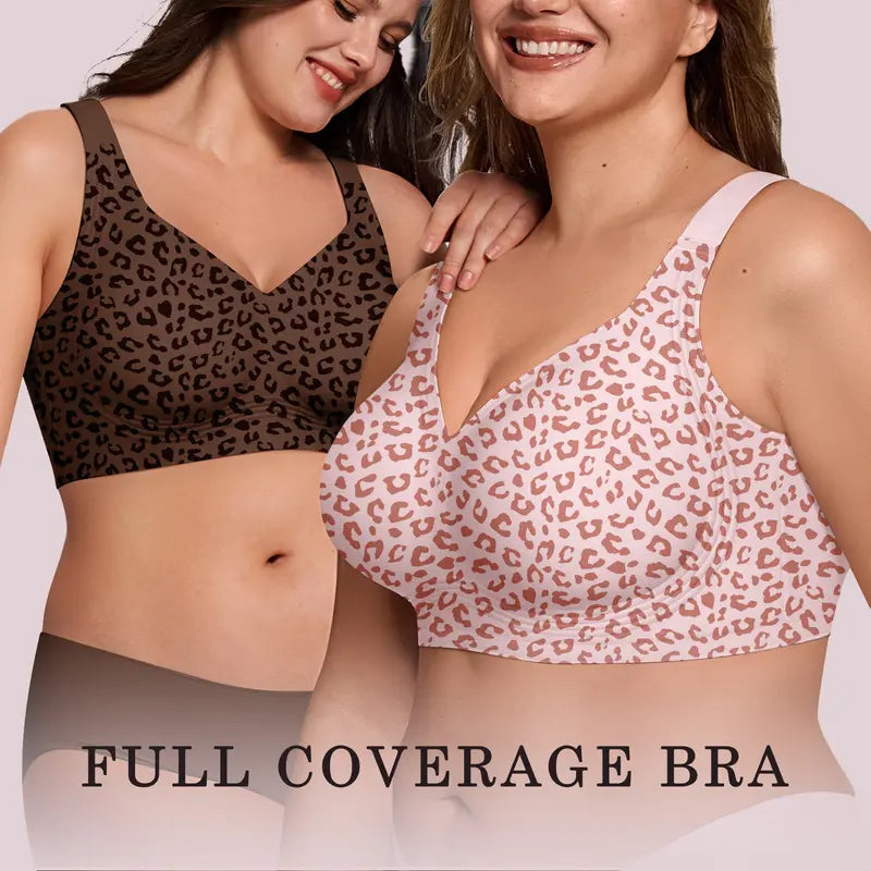 Seamless Deep V Push-Up Wireless Bra