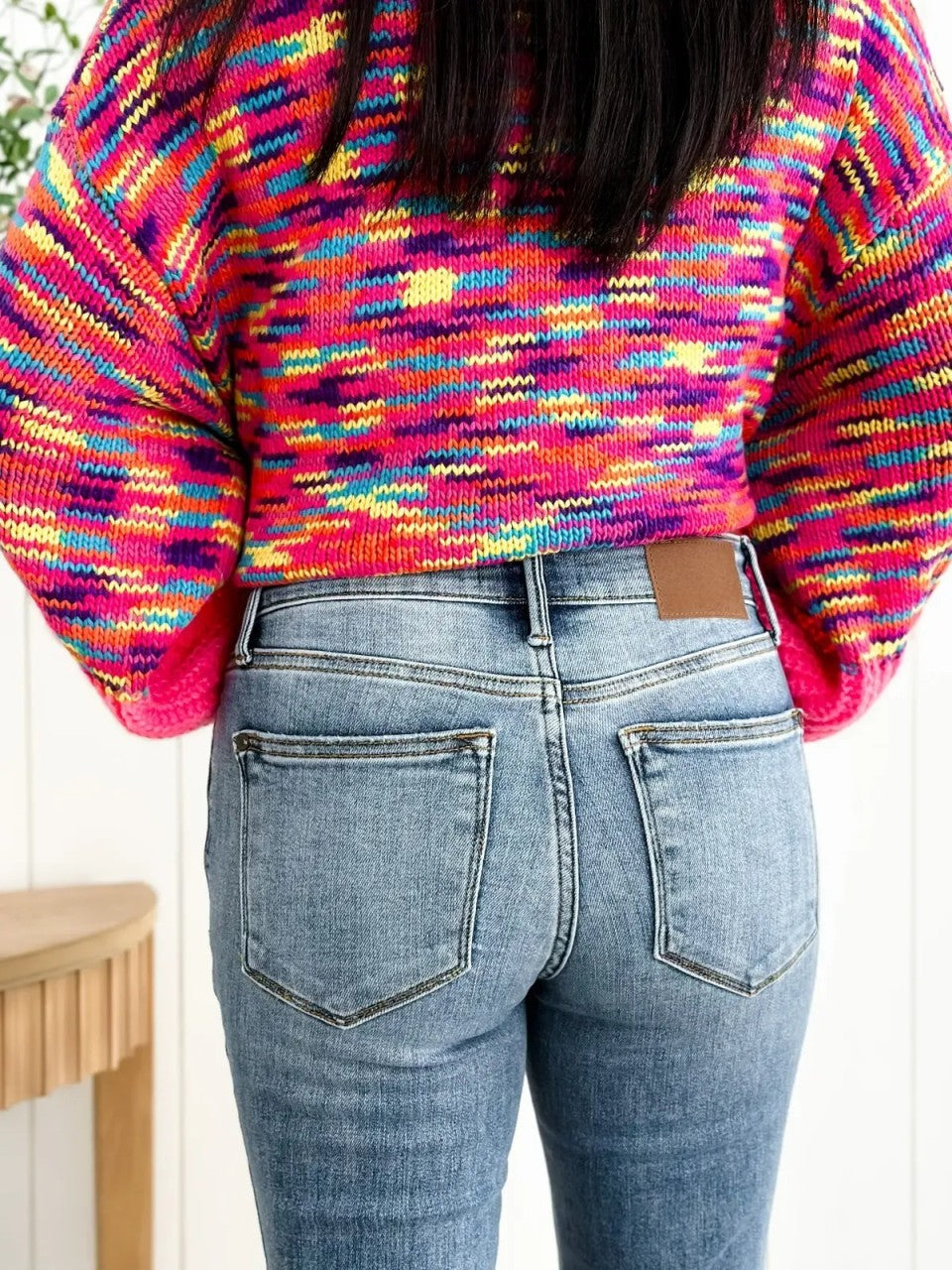 Mid Rise Button Fly Bootcut Jeans (🔥 Buy 1, Get 1 FREE – Limited Time!)