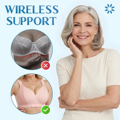 Veracomfort - Velcro Front-Wrap & Straps Adaptive Comfort Bra