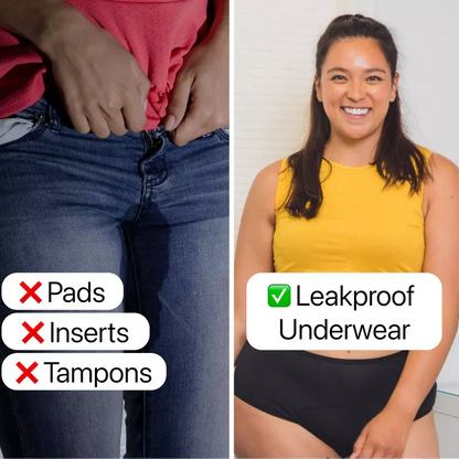 🔥Newly Upgraded 2026 All-day Premium Comfortable Fabric, ✅Herinte® High-waisted Leak-proof Underwear