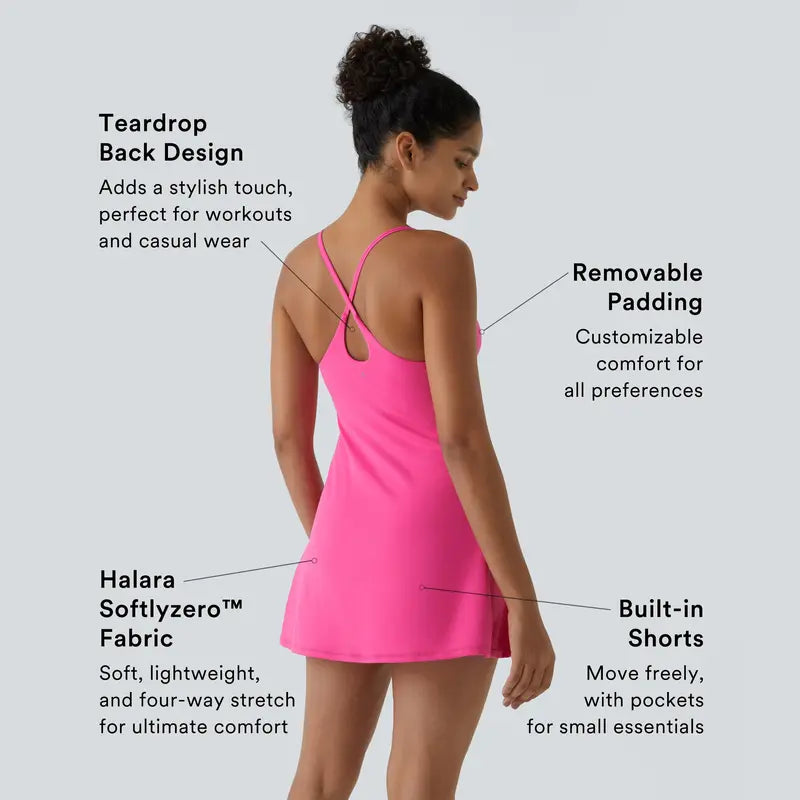 🔥Last day promotion🔥Plush Backless Active Dress-Easy Peezy Edition