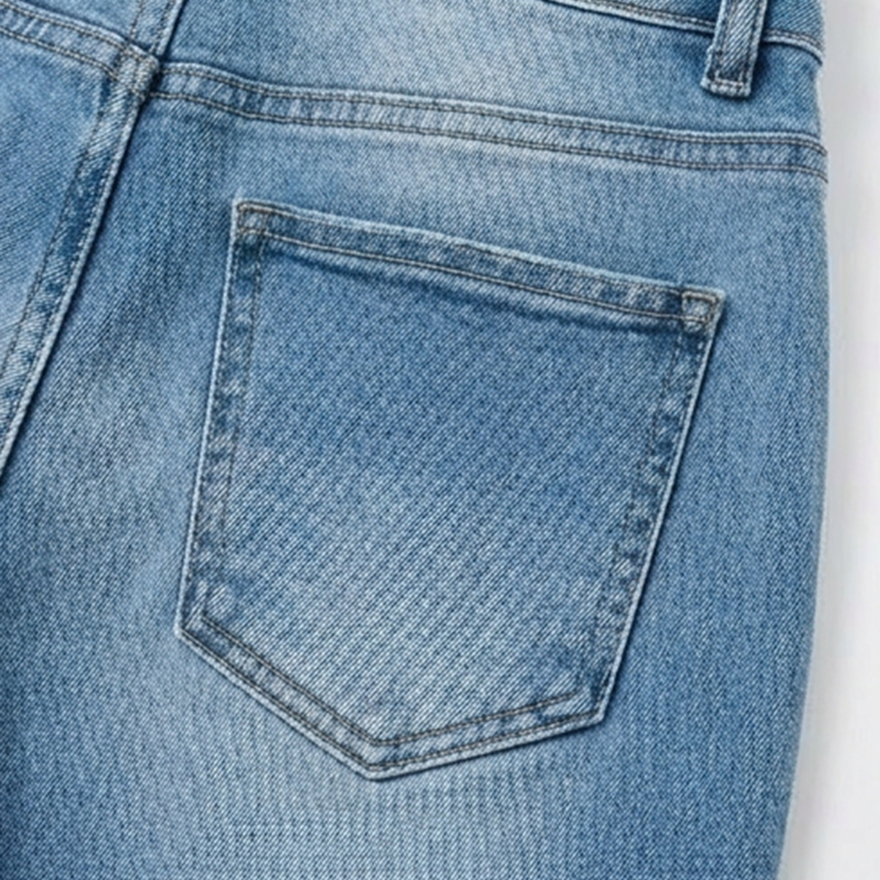 Women's Plus Size Distressed Ripped High-Waisted Capri Jeans