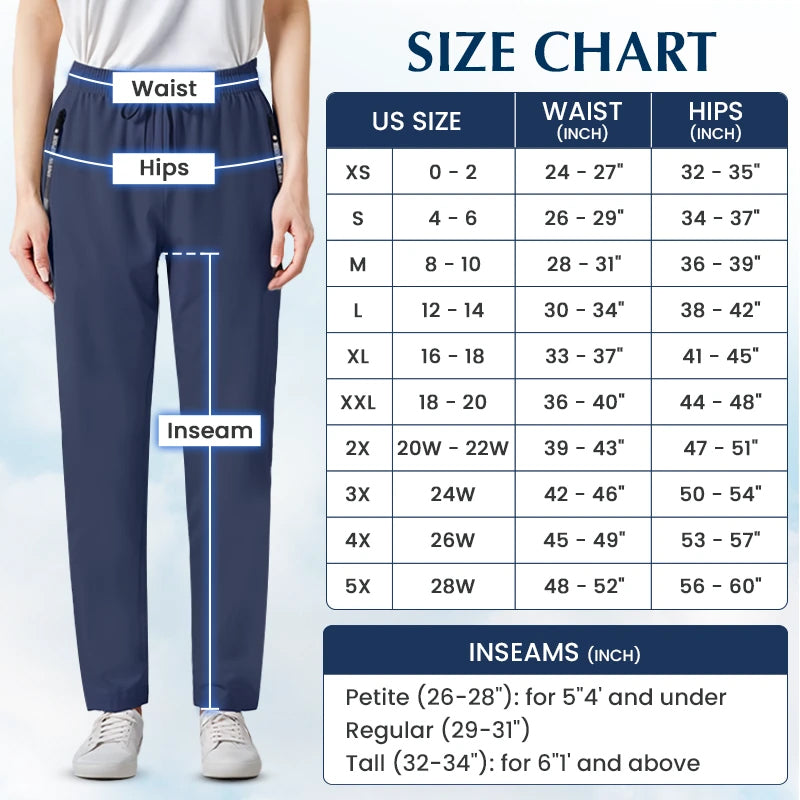 Women's Ultra Stretch Ice Silk Comfort Casual Pants