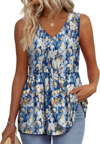 Blue Yellow Floral