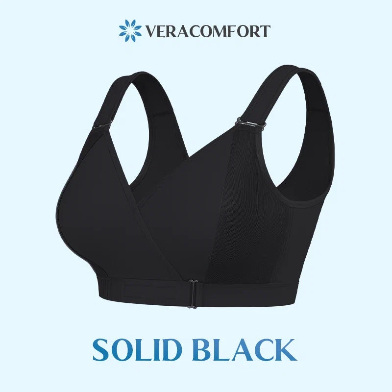 Veracomfort - Velcro Front-Wrap & Straps Adaptive Comfort Bra