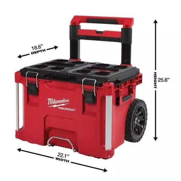 PACKOUT MODULAR TOOL BOX STORAGE SYSTEM WITH ORGANIZER
