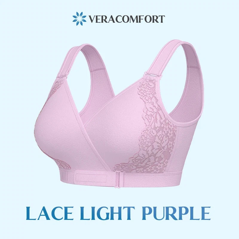Veracomfort - Velcro Front-Wrap & Straps Adaptive Comfort Bra