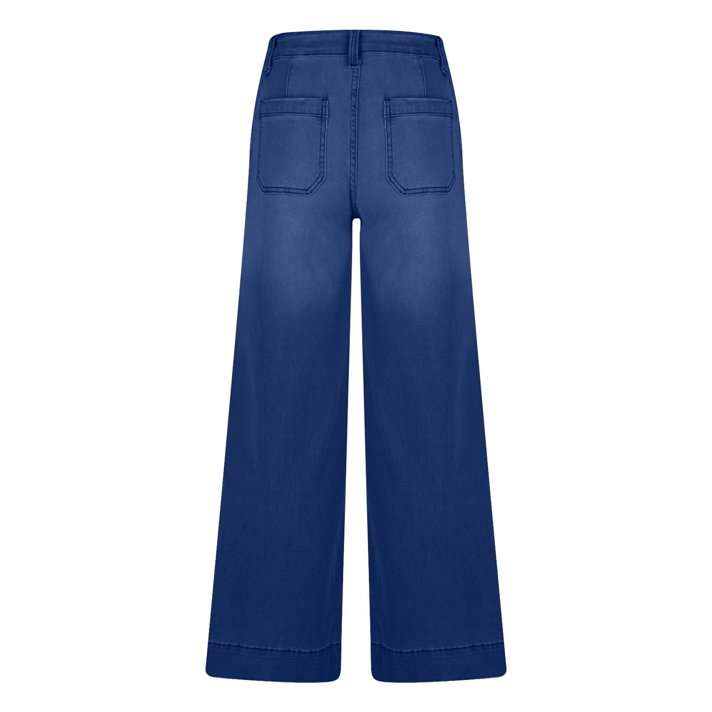 Miqool Women's Wide Leg Jeans Casual Loose Fit High Waisted Stretchy Baggy Denim Pants with Pockets