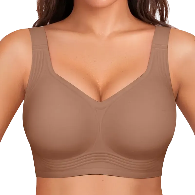 Seamless Deep V Push-Up Wireless Bra