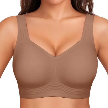 Seamless Deep V Push-Up Wireless Bra