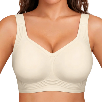 Seamless Deep V Push-Up Wireless Bra