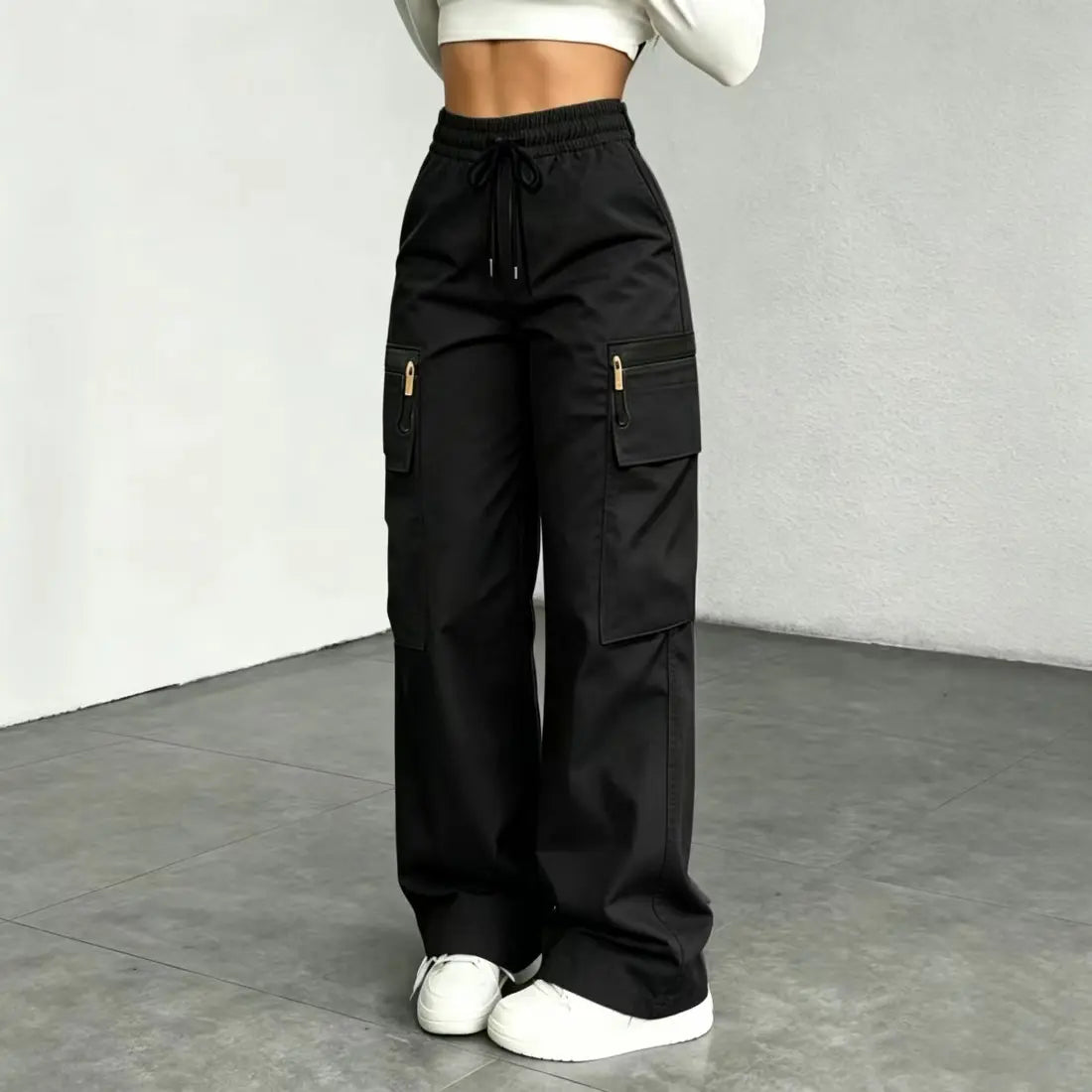 ⚡FINAL SALE 🔥Women’s lightweight loose cargo pants with multiple pockets