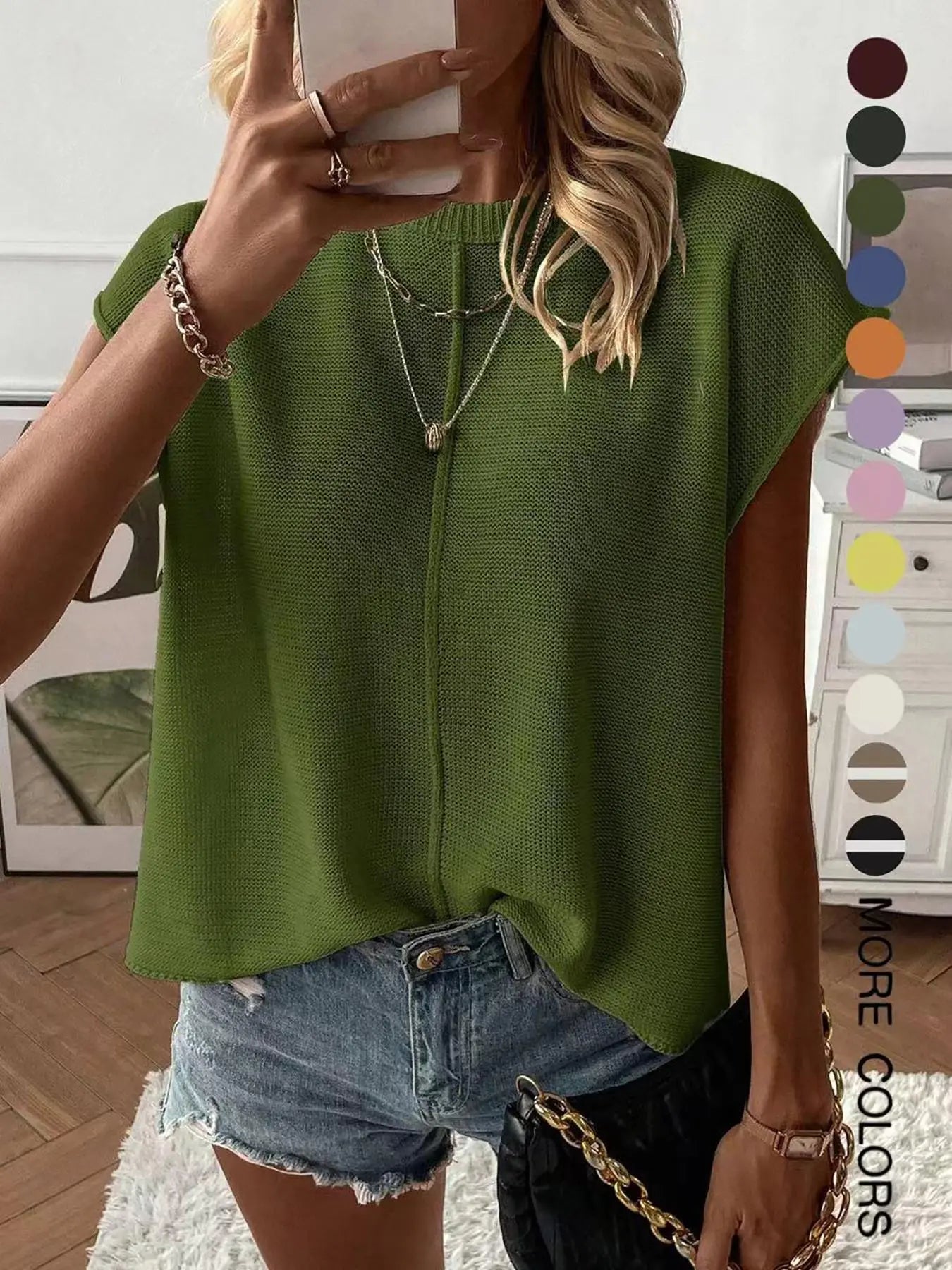 ✨ Women's 16 Color Knit Sweater Vest Bundle