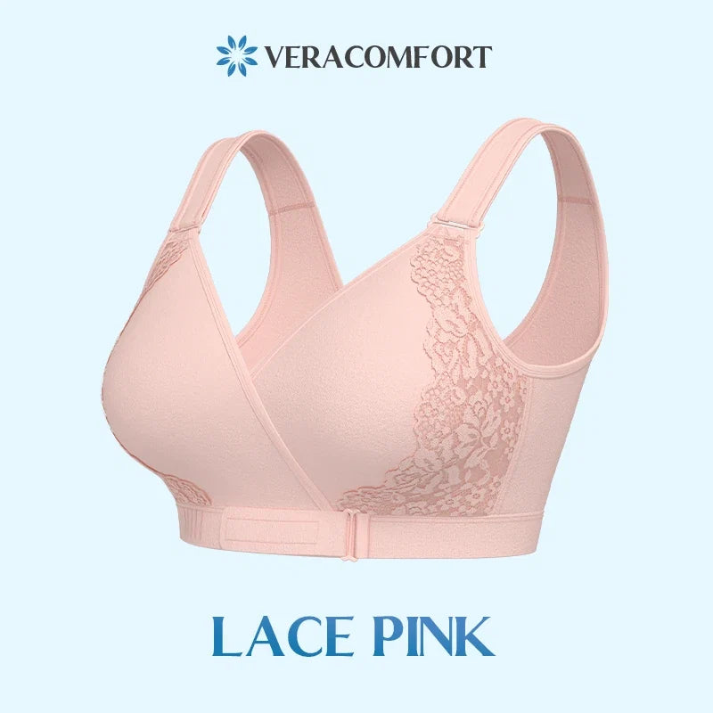 Veracomfort - Velcro Front-Wrap & Straps Adaptive Comfort Bra