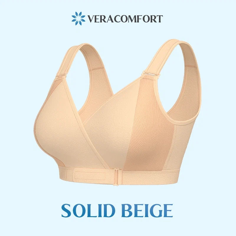 Veracomfort - Velcro Front-Wrap & Straps Adaptive Comfort Bra