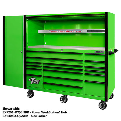 Extreme Tools Professional EXQ 72″ Quick Release 17-Drawer Triple Bank Roller Cabinet