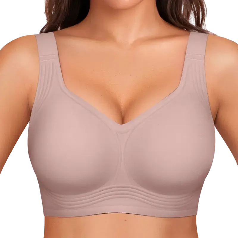 Seamless Deep V Push-Up Wireless Bra