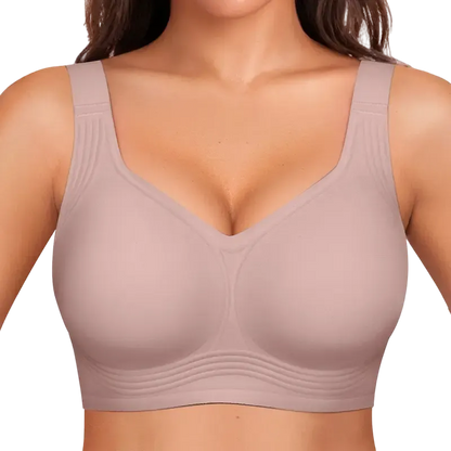 Seamless Deep V Push-Up Wireless Bra