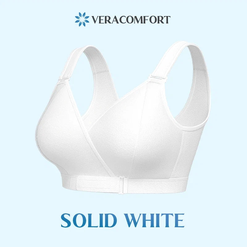 Veracomfort - Velcro Front-Wrap & Straps Adaptive Comfort Bra