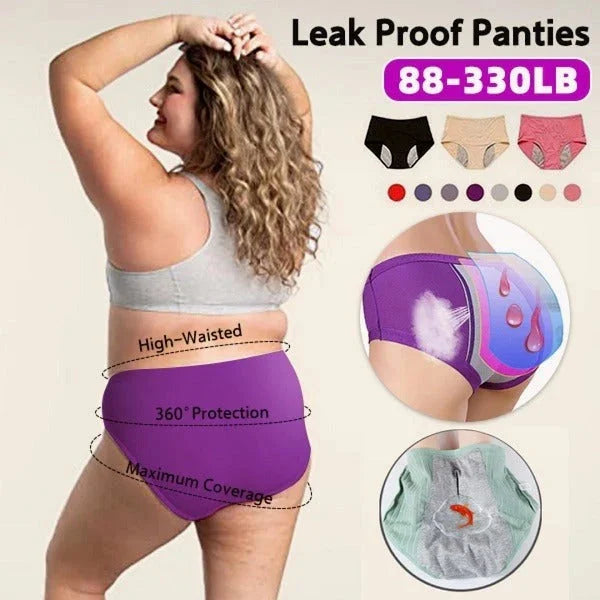 🔥Newly Upgraded 2026 All-day Premium Comfortable Fabric, ✅Herinte® High-waisted Leak-proof Underwear