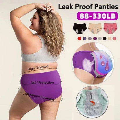 🔥Newly Upgraded 2026 All-day Premium Comfortable Fabric, ✅Herinte® High-waisted Leak-proof Underwear