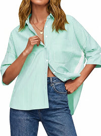 Striped Light Green