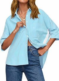 Striped Lake Blue