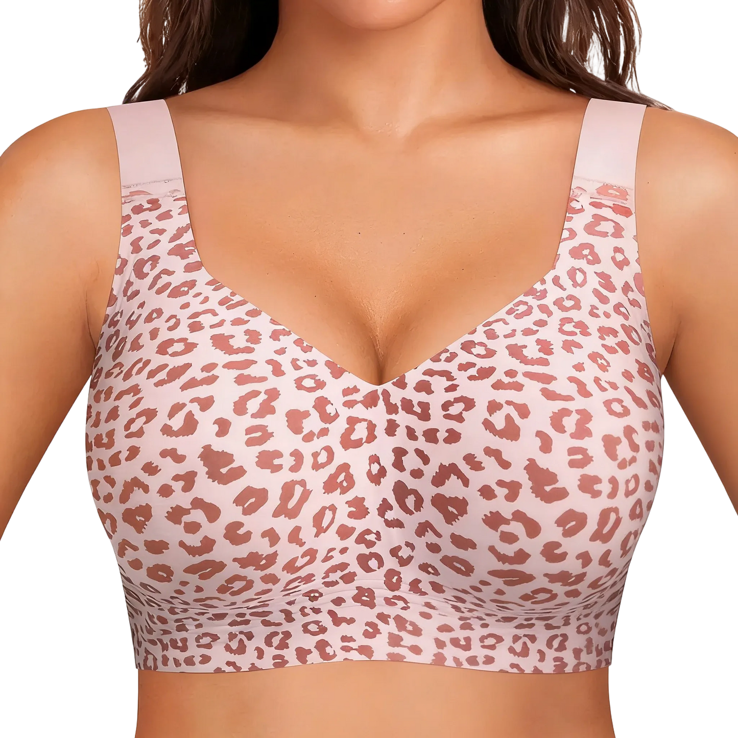 Seamless Deep V Push-Up Wireless Bra