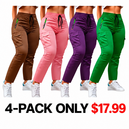Women's Multi-Pocket Cargo Pants
