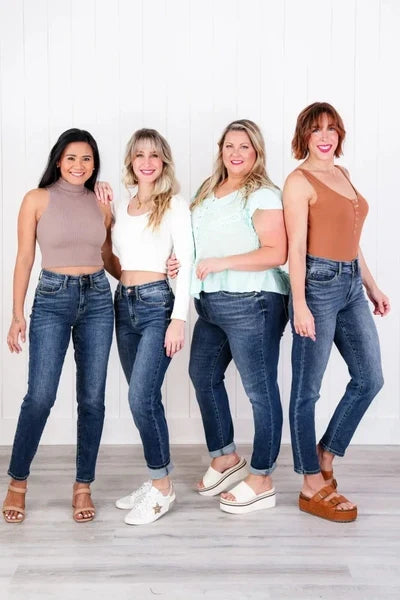 ✨HOT SALE 80% OFF👖New Tummy Control Bootcut Jeans
