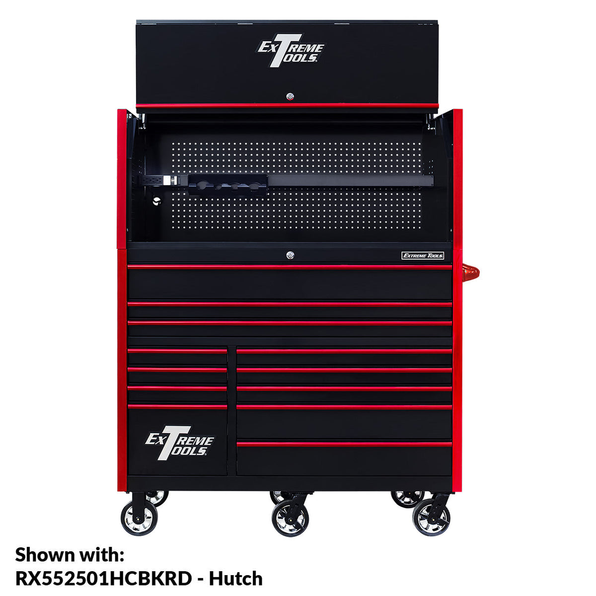Extreme Tools RX Series 55” 12 Drawer Roller Cabinet with 150 lbs. Slides
