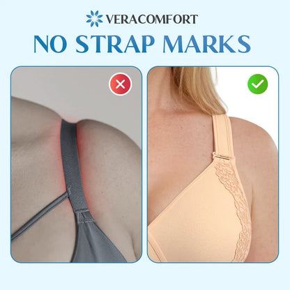 Veracomfort - Velcro Front-Wrap & Straps Adaptive Comfort Bra